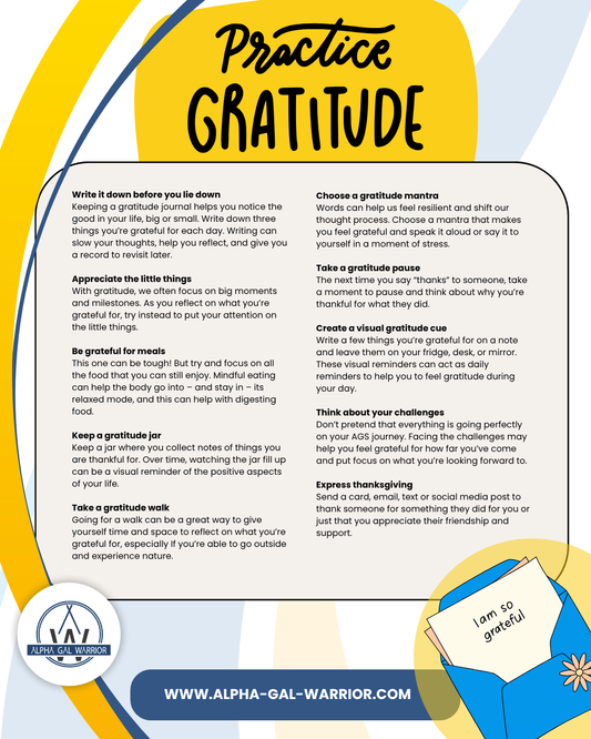 Gratitude & Alpha-Gal