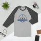 3/4 sleeve raglan shirt