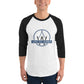 3/4 sleeve raglan shirt