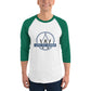 3/4 sleeve raglan shirt